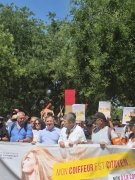 Manifestation des professionnels de la coiffure
