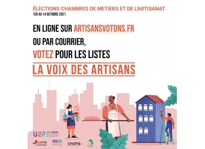 Artisans, commerçants, décidons de notre avenir ! Votons LA VOIX DES ARTISANS