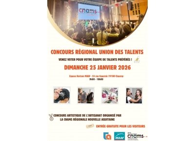CONCOURS RÉGIONAL UNION DES TALENTS 2026 EN NOUVELLE-AQUITAINE