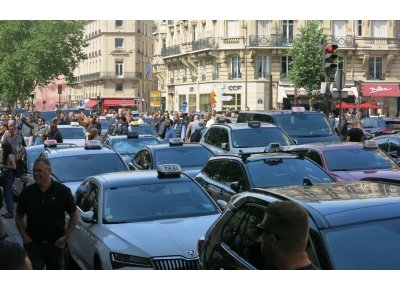 Manifestation des taxis