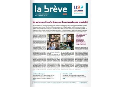 La brève de l'U2P du 15 octobre