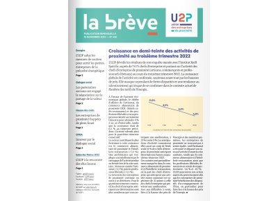 La brève de l'U2P du 15 novembre