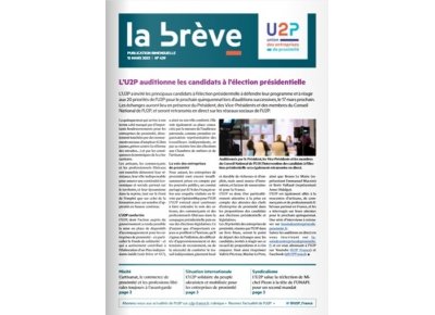 La brève de l'U2P du 15 mars