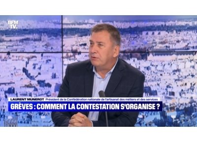 Laurent Munerot, invité de BFM TV, lundi 17 octobre