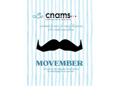 LA CNAMS MET A L’HONNEUR LA CAUSE MOVEMBER