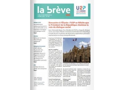 La brève de l'U2P du 15 avril