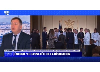 Laurent Munerot réagit sur BFM TV aux hausses des tarifs de l'énergie