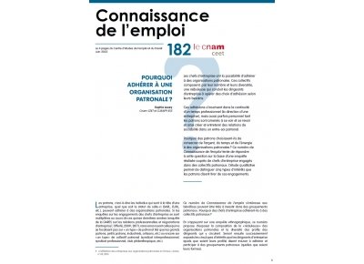 Pourquoi adhère-t-on à une organisation patronale