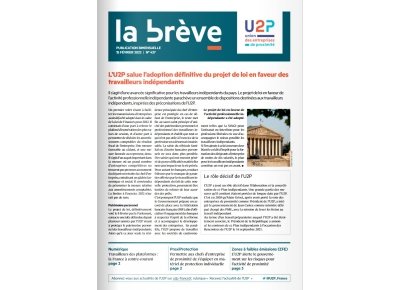 La brève de l'U2P du 15 février
