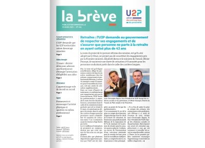 La brève de l'U2P du 15 mars